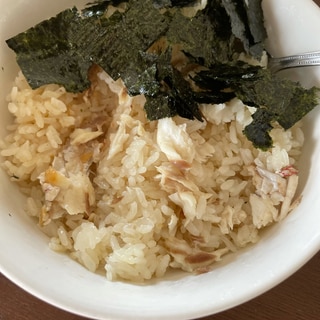 鯛の潮汁で作る鯛めし